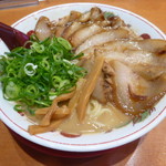 天下一品 - W豚トロラーメン（並、こってり）