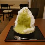 目白 志むら - 今回は「そら豆ずんだかき氷」850円+100円で氷を天然氷に変更して注文しました。