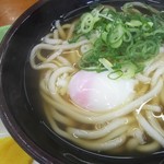 三角茶屋豊吉うどん - 温玉