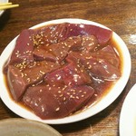 七輪ホルモン焼きもつ鍋 まことや  - 上レバー