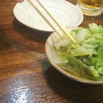 七輪ホルモン焼きもつ鍋 まことや  - お通し