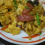 中華　福苑 - 玉子と腸詰めの炒め