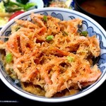 よし川 - (ﾗﾝﾁ)桜えびの黄金丼　2017.5.4