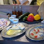 リストランテ ピッツェリア ジャンカルロ トウキョウ - 魚の酢漬けとカルパッチョ