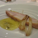 ロルキデ　ブランシュ - 平目と島らっきょう