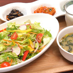 Half-day vegetable salad set with your choice of dressing (with yogurt)