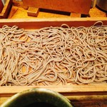 板蕎麦 香り家 - 野菜の天ぷらそば切り（細いそば）