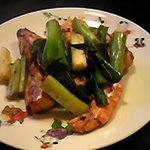 華 - 海老味噌炒め（予約お任せ料理）