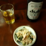 南陽軒 - ビールとお通し