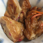 常盤木 - お通しのさつま揚げ？を煮たやつ