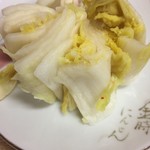 常盤木 - 白菜漬け物　200円。箸休め