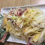 常盤木 - ネギチャーシュー　450円。好き嫌い別れるかも…？？