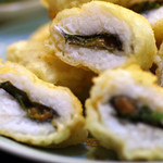 大衆料理　川治 - 鱧の梅肉揚げ