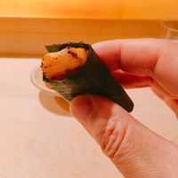鮨 あらい - 平貝磯辺焼き