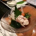 海鮮・相撲茶屋　うわじま場所 - 白子ポン酢（？？？）