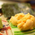 楽座 - おつまみ雲丹旨い!!