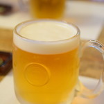 楽座 - 先ずは生ビールでしょ!!