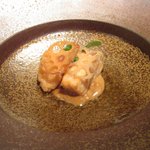 春秋ツギハギ - サーモンのソテ－（寒鰤の代替）