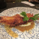 有頭エビのチェスターフィールド