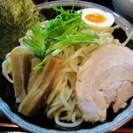 丸玉 大勝軒 - 「もりそば 300g(\750)」の麺皿アップ。