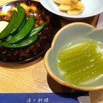 ふき、えんどう、たけのこ