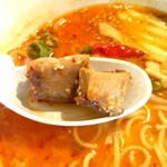 麺倉庫 じだい屋 - 豚キムチらーめん《角切チャーシュー》【Jul.2017】