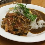 カレー屋 小松 - 金華豚ハンバーグカレー