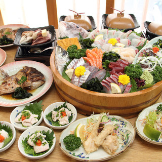 Great value course meals starting from 3,000 yen