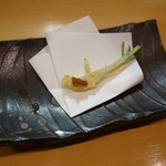 鮨松榮 - 葉生姜の天麩羅