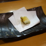 鮨松榮 - 鮑の天麩羅