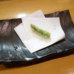 鮨松榮 - アスパラガスの天麩羅