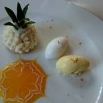 レストラン クレッセント - デセール（沖縄のパイナップル）