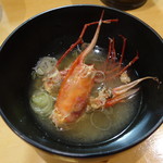 鮨松榮 - ぶどう海老の味噌汁