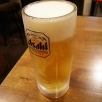 鉄板呑み屋ブッチャー - 生ビール
