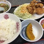 中国料理 龍龍 - カラアゲ定食（￥700）