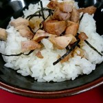 家系ラーメン王道 いしい - チャーシューまぶし半60円