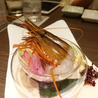 函館うに むらかみ 日本生命札幌ビル店 - 北海シマエビの造り
