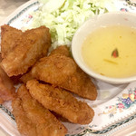 タイランドショップ - トートマンクン（魚のすり身揚げ）@700円   モチモチして美味しい♪