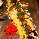 徳音 - とん平焼（豚肉と野菜の卵焼き） 850円