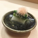 日本橋蛎殻町 すぎた - わけぎのつきだし