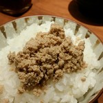 とんかつ 神楽坂 さくら - そぼろご飯