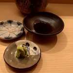 日本橋蛎殻町 すぎた - 山葵、醤油、塩
