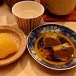 日本橋蛎殻町 すぎた - 数の子、あん肝、新政陽乃鳥