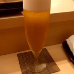 日本橋蛎殻町 すぎた - 〆のビール