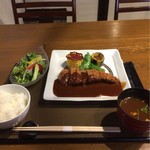 但馬牛いろりダイニング三國 - 但馬牛カツ