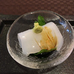 三栗 - ヤリイカの刺身、一杯やりたくなっちゃう^_^