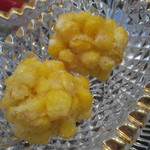 まき村 - トウモロコシ手毬揚げ