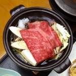 武蔵坊 - 前沢牛のすき焼き