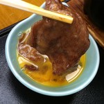 武蔵坊 - 前沢牛のすき焼き
                                箸上げ