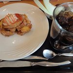 葉山珈琲 珈の香 - フレンチトーストとアイスコーヒー